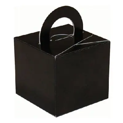 Ballongvikt Presentbox av Papp Svart - 10-pack