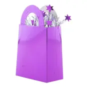 Ballongvikt Presentpåse Rosa