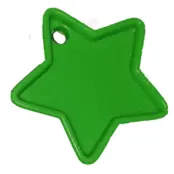 Ballongvikt - stjärna grön