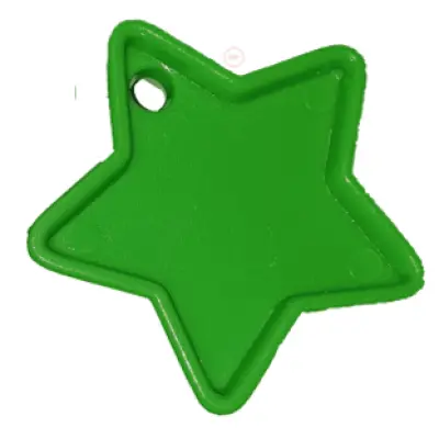 Ballongvikt - stjärna grön