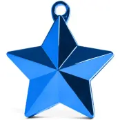 Ballongvikt Stjärna - Metallic Blå