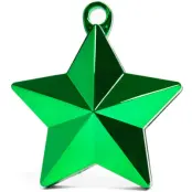 Ballongvikt Stjärna - Metallic Grön