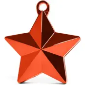 Ballongvikt Stjärna - Metallic Röd