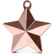 Ballongvikt Stjärna - Metallic Roséguld