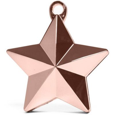 Ballongvikt Stjärna - Metallic Roséguld