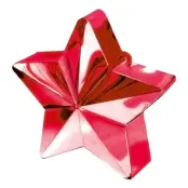 Ballongvikt Stjärna Röd