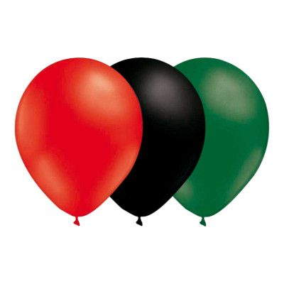 Ballongkombo Röd/Svart/Mörkgrön - 15-pack