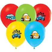Bilar Ballonger 5-pack