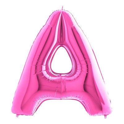 Bokstavsballong Rosa - Bokstav A