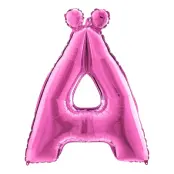 Bokstavsballong Rosa - Bokstav Ä