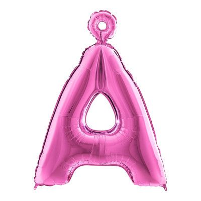Bokstavsballong Rosa - Bokstav Å