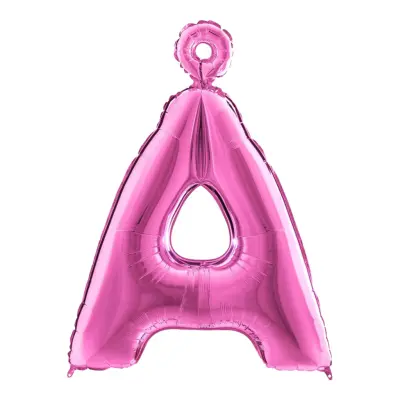 Bokstavsballong Rosa - Bokstav Å