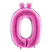 Bokstavsballong Rosa - Bokstav Ö