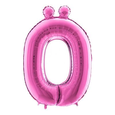 Bokstavsballong Rosa - Bokstav Ö