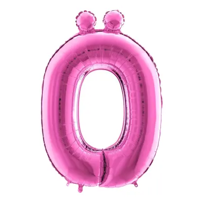 Bokstavsballong Rosa - Bokstav Ö