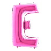 Bokstavsballong Rosa - Bokstav E