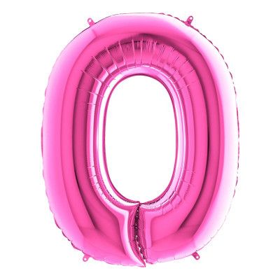 Bokstavsballong Rosa - Bokstav O