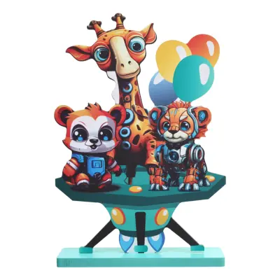 Bordspjäs Robotdjur