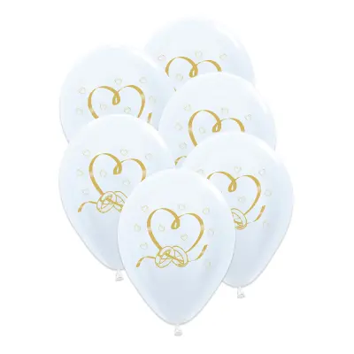 Bröllop Ballonger - 6-pack
