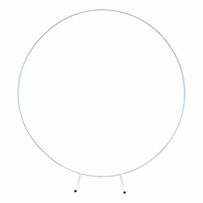 Bröllopsbåge Rund Vit