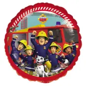 Brandman Sam Folieballong Rund 43cm