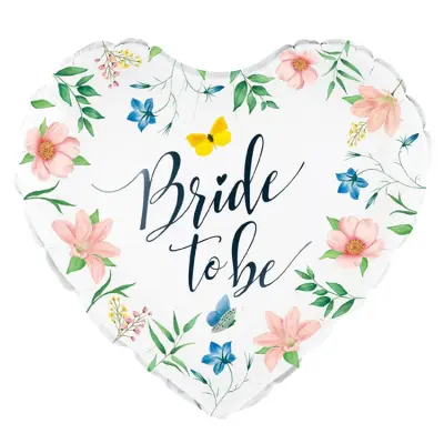 Bride To Be Flowers - Folieballong
