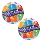 Bubbelballong Congratulations