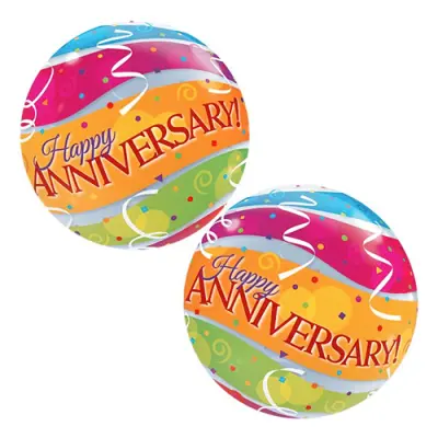Bubbelballong Happy Anniversary