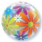 Bubblaballong stora blommor