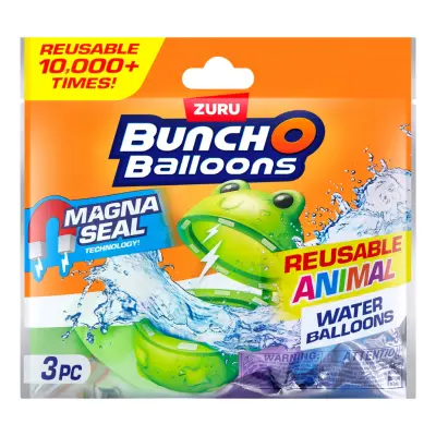 Bunch O Balloons Återanvändbara Vattenballonger Djur - 3-pack