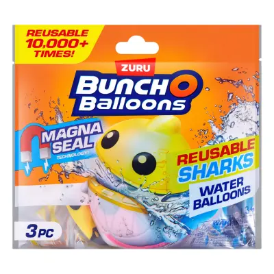 Bunch O Balloons Återanvändbara Vattenballonger Hajar - 3-pack