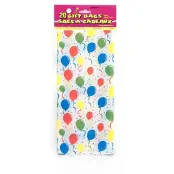 Cellofanpåsar ballonger 20-pack