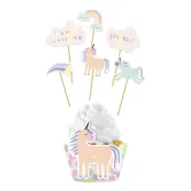 Cupcake Wrappers Kit Unicorns&Rainbows - 6-pack