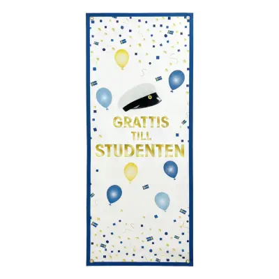 Dörrdekoration Grattis till Studenten