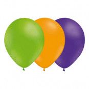 Ballongkombo Mandarin/Limegrön/Lila - 15-pack