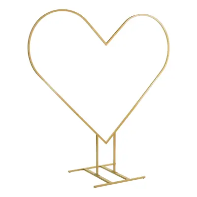 Dekorationsställning Hjärta Guld