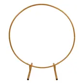 Dekorationsställning Rund Liten Guld