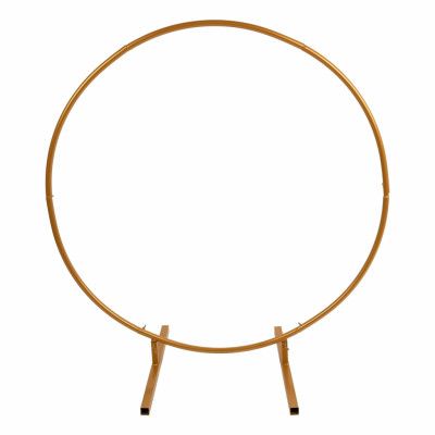 Dekorationsställning Rund Liten Guld