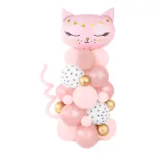 DIY Ballongfigur Katt Rosa