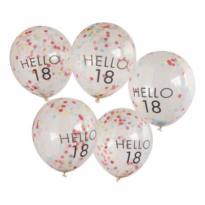 Eco Ballonger Hello 18 - 5-pack