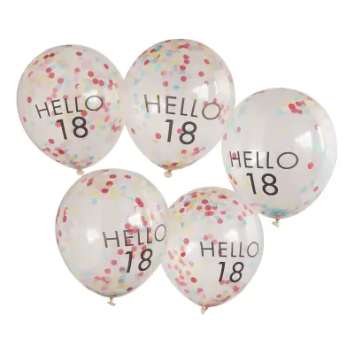 Eco Ballonger Hello 18 - 5-pack