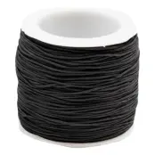 Elastiskt Band på Rulle Svart