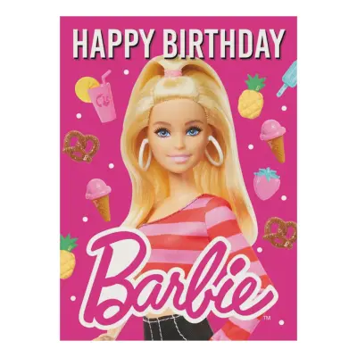 Födelsedagskort Barbie