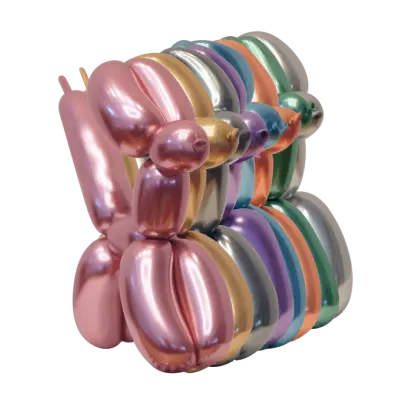 Figurballonger Chrome Flerfärgade 100-pack