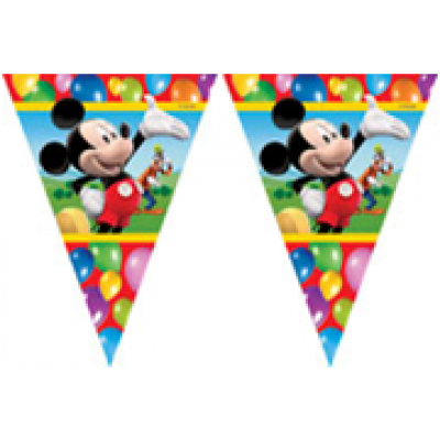 Flaggbanderoll Musse Pigg&ballonger 300 cm