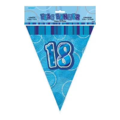 Vimpelgirlang Blå 18