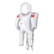 Folieballong Astronaut med Streamers