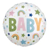 Folieballong Baby Satin