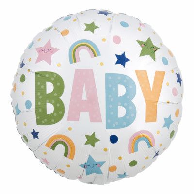 Folieballong Baby Satin