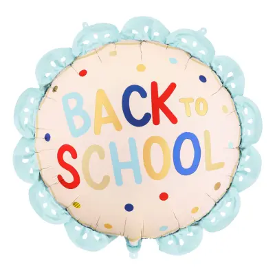 Folieballong Back to School